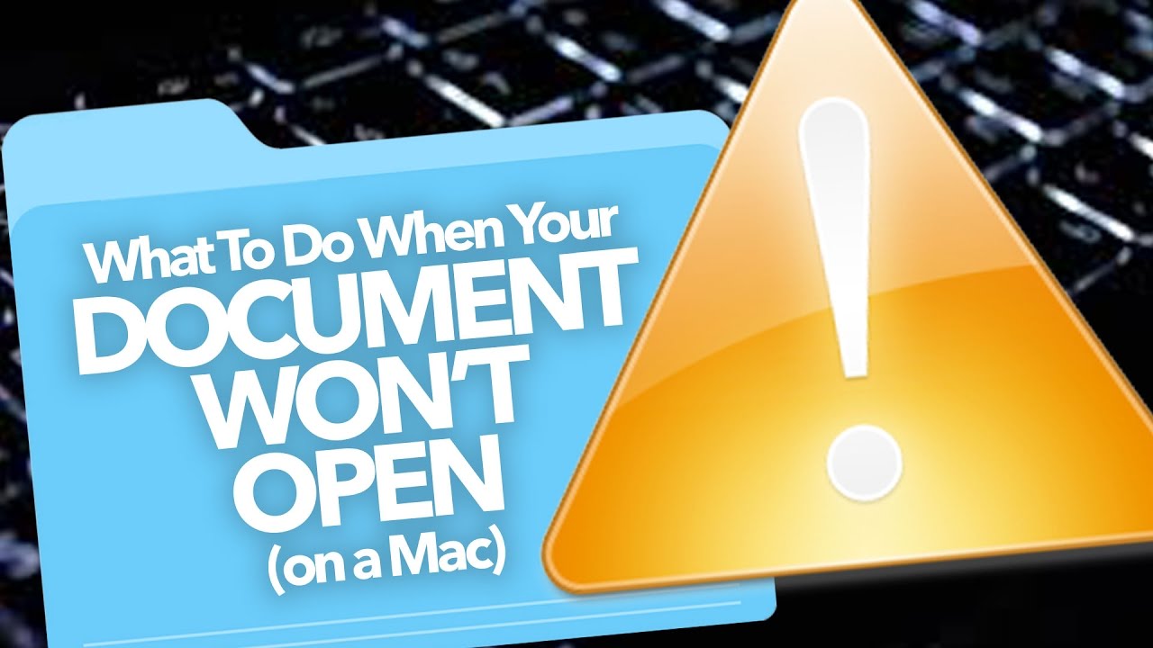 Why Mac Wont Download Documents